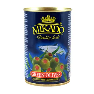 Olīvas pildītas ar lasi MIKADO, 314ml