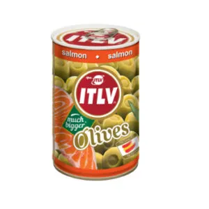 Zaļās olīvas ITLV ar lasi 300g