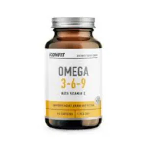 Omega 3 6 9 ar vitamīnu E 1000mg Iconfit N90