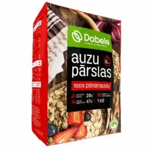 Pilngraudu auzu pārslas Dobele 1kg
