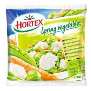 Dārzeņu maisījums saldēts Pavasara buķete 400g, Hortex