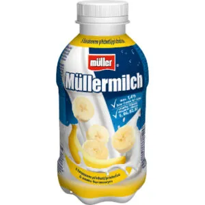 Müllermilch Piena dzēriens ar banānu garšu 400g