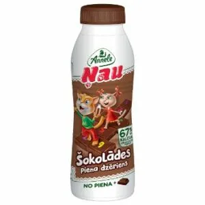 Piena dzēriens šokolādes Annele 2.6% 450ml