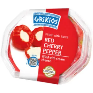 Pildīti ķiršu pipari GRIKIOS ar sieru, 200g