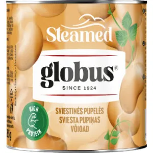 Sviesta pupiņas GLOBUS tvaicētas 326g