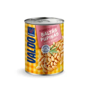 Konserv. pupiņas VALDO baltās 400g