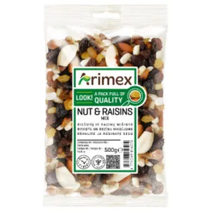 Riekstu-rozīņu maisījums ARIMEX 500g