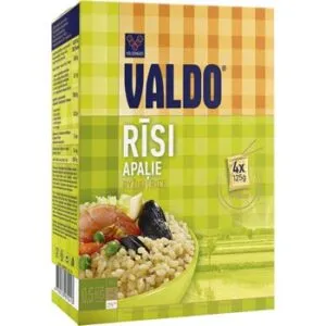 Apaļie rīsi VALDO 4x125g