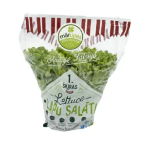 Salāti lapu podiņos (zaļie) Mārupe, 250g 2.šķ.