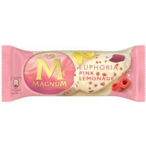 Saldējums MAGNUM Euphoria Pink Lemonade, 90ml