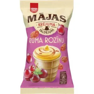 Saldējums ruma - rozīņu Mājas 120ml/ 68g, Ingman