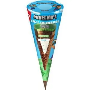 Saldējums Minecraft konuss 115ml/83g