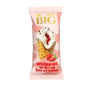 Saldējums MR.Big ar zemeņu ievār.šok.gab 165ml/94g