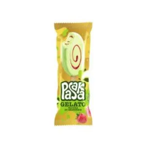 Saldējums Pasaka ar jap.zaļ.tēj.mač.un zemeņu pild. 90ml/ 67