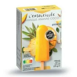Saldējums Picard mango un ananass  5*55ml/55g 275ml/275g
