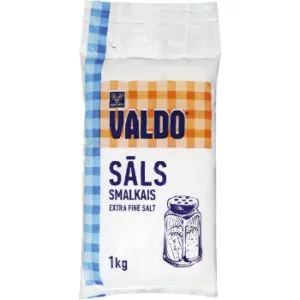 Sāls smalkais Ekstra Valdo 1kg
