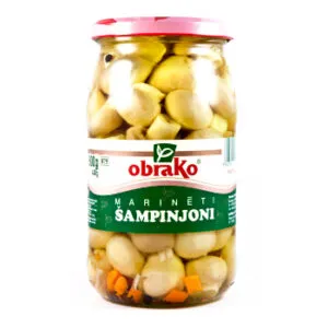 Šampinjoni marinēti 280g (170g), Obrako