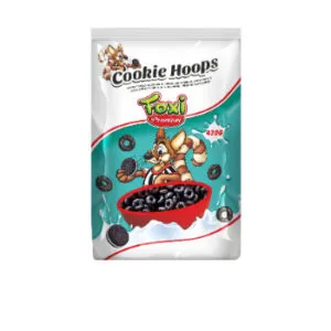 Sausās brok. gredzentiņi ar cepumu garšu Foxi 420g