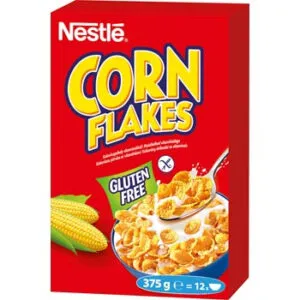 Sausās brokastis NESTLE Corn Flakes bez gutēna 375g