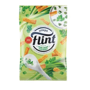 Maizes grauzdiņi kviešu rudzu Krējums, zaļumi 50g, Flint