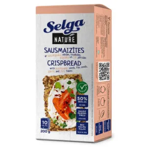 Sausmaizītes SELGA Nature ar sēklām čili 200g