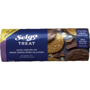 Selga cepumi auzu šok. glazūrā 200g