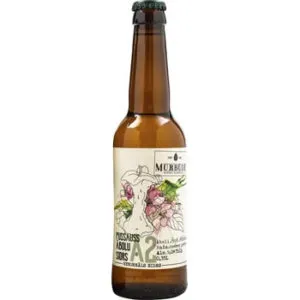 Sidrs Mūrbūdu ābolu pussauss 5% 0,33l