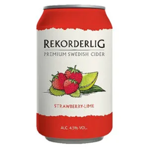 Sidrs REKORDELIG zemeņu- laima 4,5% 0,33L D