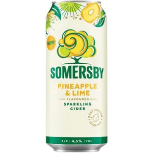 Sidrs Pineapple Lime 4.5% 0.5l CAN, Somersby