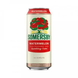 Sidrs SOMERSBY Watermelon, 4,5%, bundžā, 0.5l (DEP)