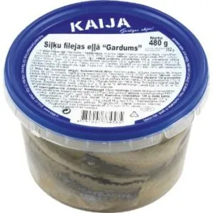 Siļķu filejas KAIJA Matje eļļā 480g