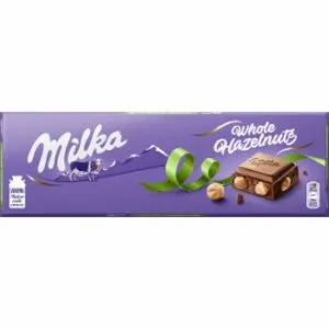 Šokolādes tāfelīte Whole nuts 250g, Milka