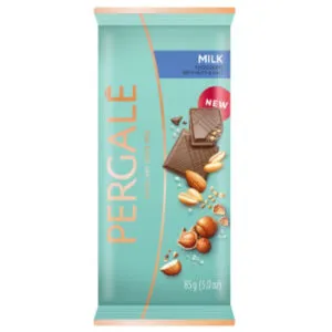 Piena šokolāde Pergale ar riekstiem un sāli 85g