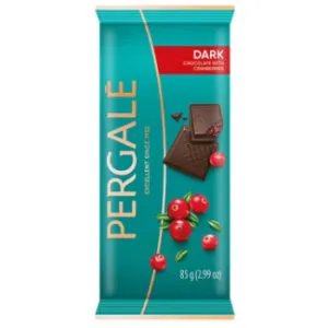 Tumšā šokolāde Pergale ar dzērvenēm 85g