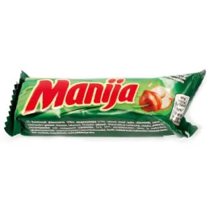 Šokolādes batoniņš Manija ar lazdu riekstiem 49g