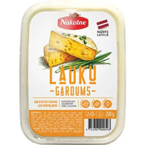 GARDUMS NĀKOTNE LAUKU AR SIERU UN SĪPOLIEM 200G