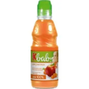 Sula Kubuš Baby ābolu-burkānu 100% no 4 mēn. 300ml