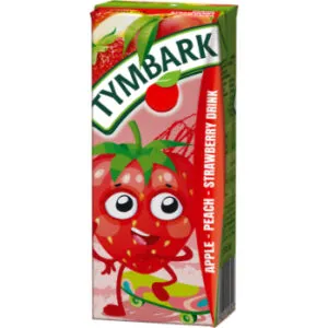 Sulas dzēriens Tymbark zemeņu-ābolu-persiku 0.2l