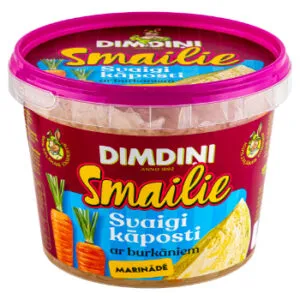 Kāposti marinādē ar burkāniem Smailie DIMDIŅI 650g