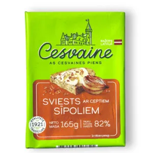 Sviests Cesvaines Piens ar ceptiem sīpoliem 165g