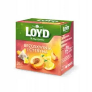 Tēja augļu ar persiku un citrona garšu Loyd 2gx20tm