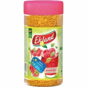 Šķīstošā tēja EKOLAND ar aveņu garšu 350g