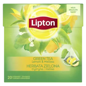 Tēja Lipton Py Lemon Melissa zaļā 20gb 36g