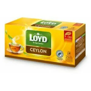 Tēja melnā aromatizēta Loyd Ceylon 2gx25tm