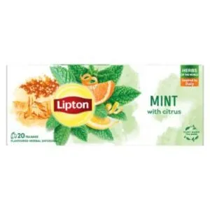 Tēja zāļu piparmētru ar citrusu Lipton 20tm 26g