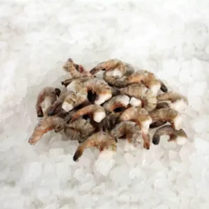 Tīģergarneles b/g jēlas b/č a/a 16/20 20% sver.