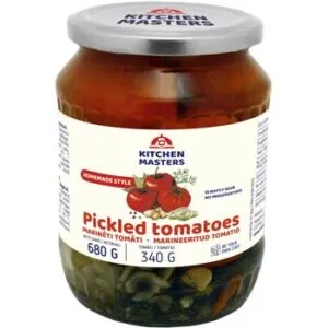 Tomāti konservēti KITCHEN MASTERS, 680g/340g