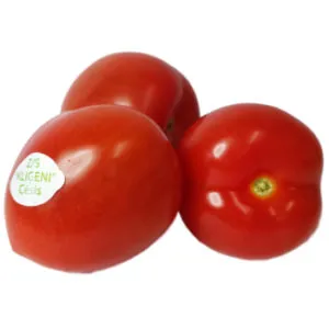 Tomāti  plūmes sarkanās 2.šķ. Spānija