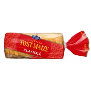 Tostermaize Klasiskā Latvijas Tost 500g, Latvijas Maiznieks