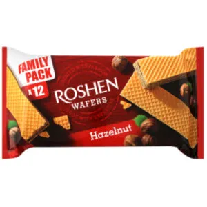 Vafeles ROSHEN ar lazdu riekstu pildījumu, 216g